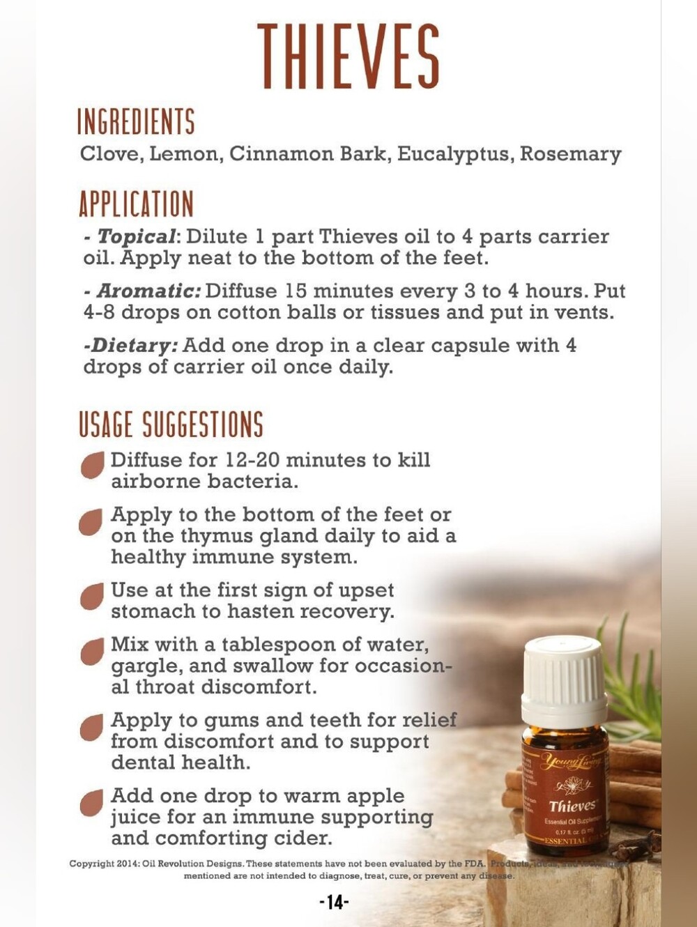 Young Living Thieves Essential Oil Blend 15ml New Factory Sealed - Picture 4 of 4